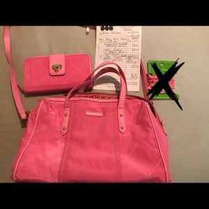 Vera Bradley pink purse & wallet
